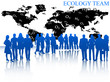 Illustration of ecology team Illustration of ecology team