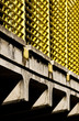 Close up of concrete bridge