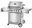 Gas grill with spots and cover