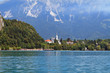 Lake Bled (Slovenia). Alps.