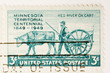 Vintage Postage Stamp Minnesota Territorial Centennial Vintage Postage Stamp Minnesota Territorial Centennial