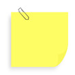 Post it trombone jaune