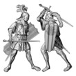 Two knights vector Two knights vector
