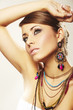 fashion woman with jewelry