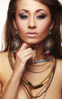 fashion woman with jewelry