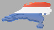 map the Netherlands