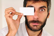 Businesscard On My Eyes