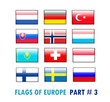 Flags of european countries / Part 3 Flags of european countries / Part 3