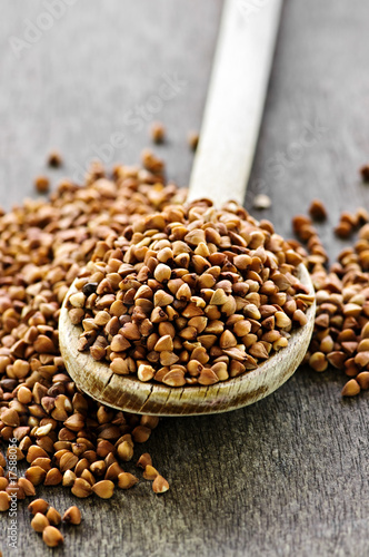 Photo: Buckwheat grain Buckwheat grain