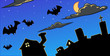 Horror night skies