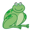 Illustration: green frog 5 green frog 5
