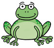 Illustration: green frog 7 green frog 7