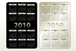 Vector calendars for 2010