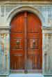 Old wooden door