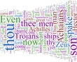 Word cloud - Homer's Illiad Word cloud - Homer's Illiad