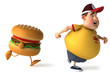 Gros et hamburger