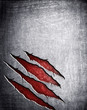 scratched metal background