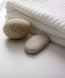 pierre serviette salle debain tons de beige