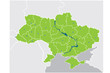 Ukraine vector Map without cities