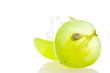 grape frozen in ice