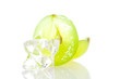 grape frozen in ice