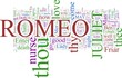 Word cloud - Romeo and Juliet