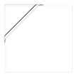 blatt mit weisser ecke
