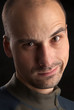 Portrait of dissatisfied young man