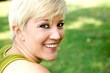 Beautiful Blond Girl With A Pretty Smile