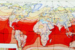 map of the radiation balance