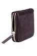 Purse on a zipper is slightly opened