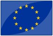 drapeau glassy union européenne european union flag