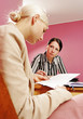 work environment- two women
