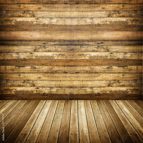 Foto: interior of wooden house interior of wooden house