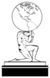 Atlas supporting the world Atlas supporting the world