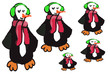 Christmas pinguin family Christmas pinguin family