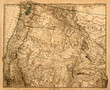 Original map of America's Pacific Northwest, printed in 1875. Original map of America's Pacific Northwest, printed in 1875.