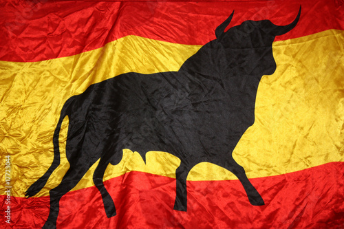 Photo: drapeau espagnol tauromachie drapeau espagnol tauromachie