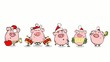 Pigs play different instruments