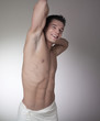 homme musclé heureux décontraction homme musclé heureux décontraction