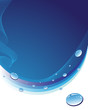 Abstract background with rain drops