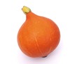 Potimarron orange sur fond blanc Potimarron orange sur fond blanc