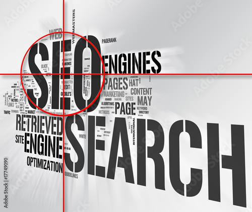 Illustration: SEO Target - Search engine optimization SEO Target - Search engine optimization
