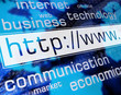 Illustration: web address web address