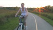 Video: Woman on Bike Ride Woman on Bike Ride