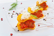 kartoffelchips mit lachstartare