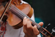Musician playing the violin