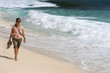 Woman on a beach