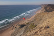 view of the beach coast in Algarve, Portugal