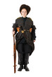 Russian Cossack standing at attention.